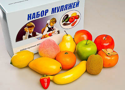 Набор муляжей фруктов