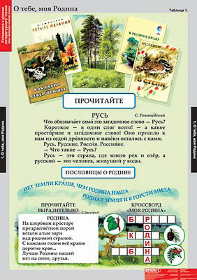 Таблицы демонстрационные 