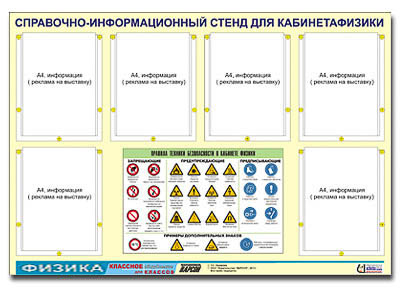 Стенд информационный ЭДУСТЕНД 