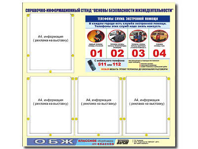 Стенд информационный ЭДУСТЕНД 