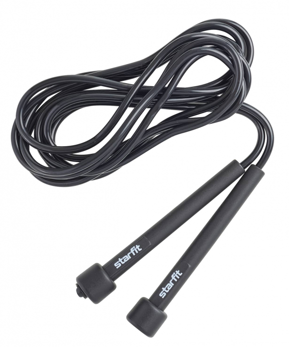 Скакалка RP-101 черный, 3 м Starfit
